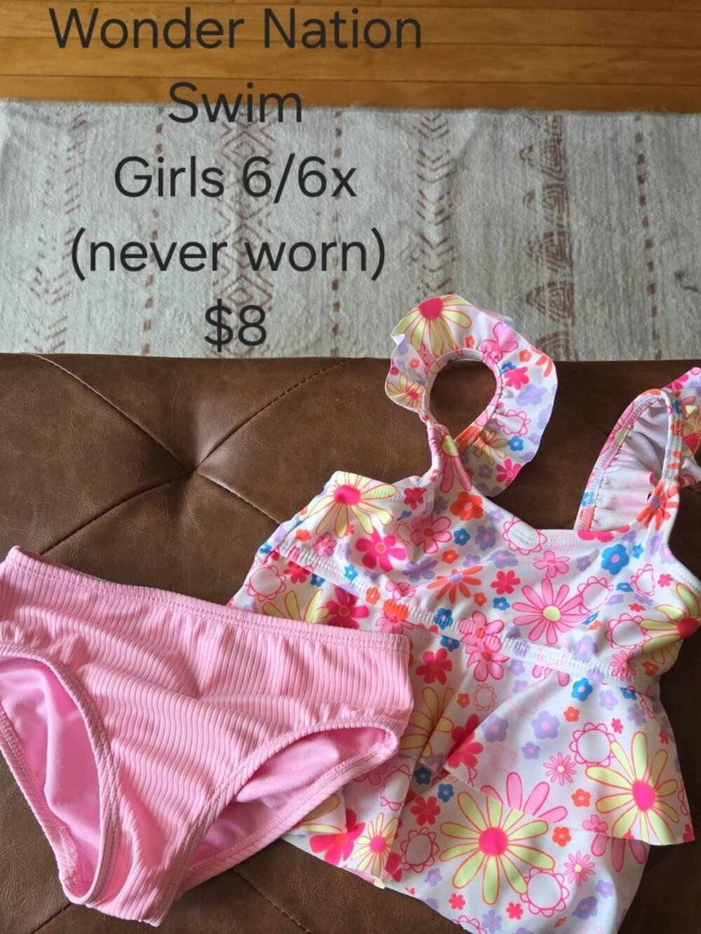 Wonder Nation Swim Suit (6/6x) Never Worn